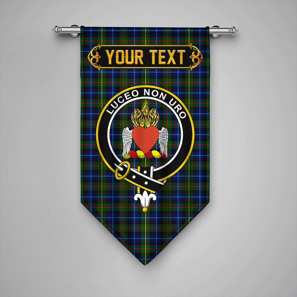 Smith Modern Clan Badge Tartan Gonfalon Personalize