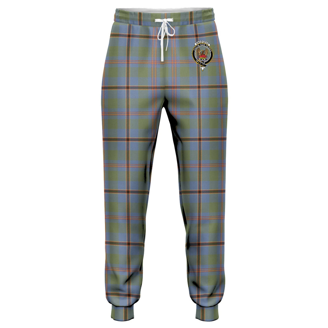 Snodgrass Weathered Clan Badge Tartan Jogger Pants