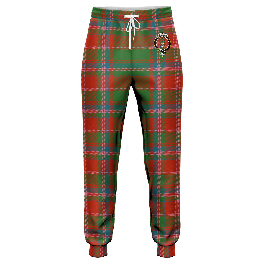 Somerville Ancient Clan Badge Tartan Jogger Pants