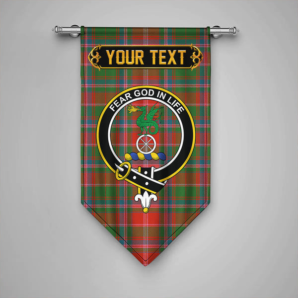 Somerville Ancient Clan Badge Tartan Gonfalon Personalize