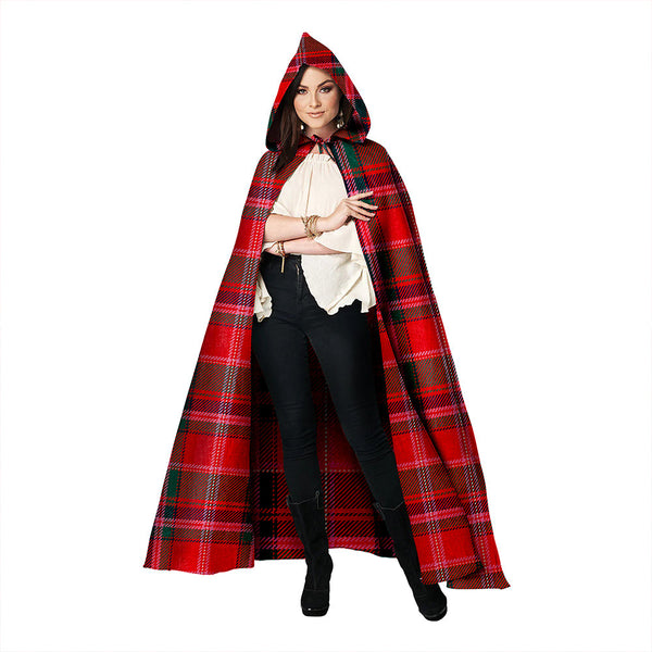 Somerville Modern Clan Badge Tartan Hooded Cloak