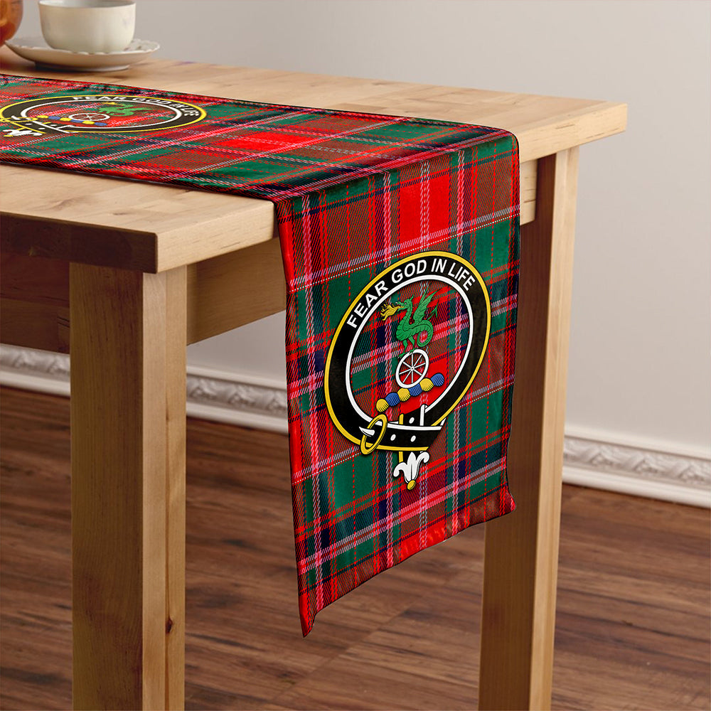 Somerville Modern Clan Badge Tartan Table Runner