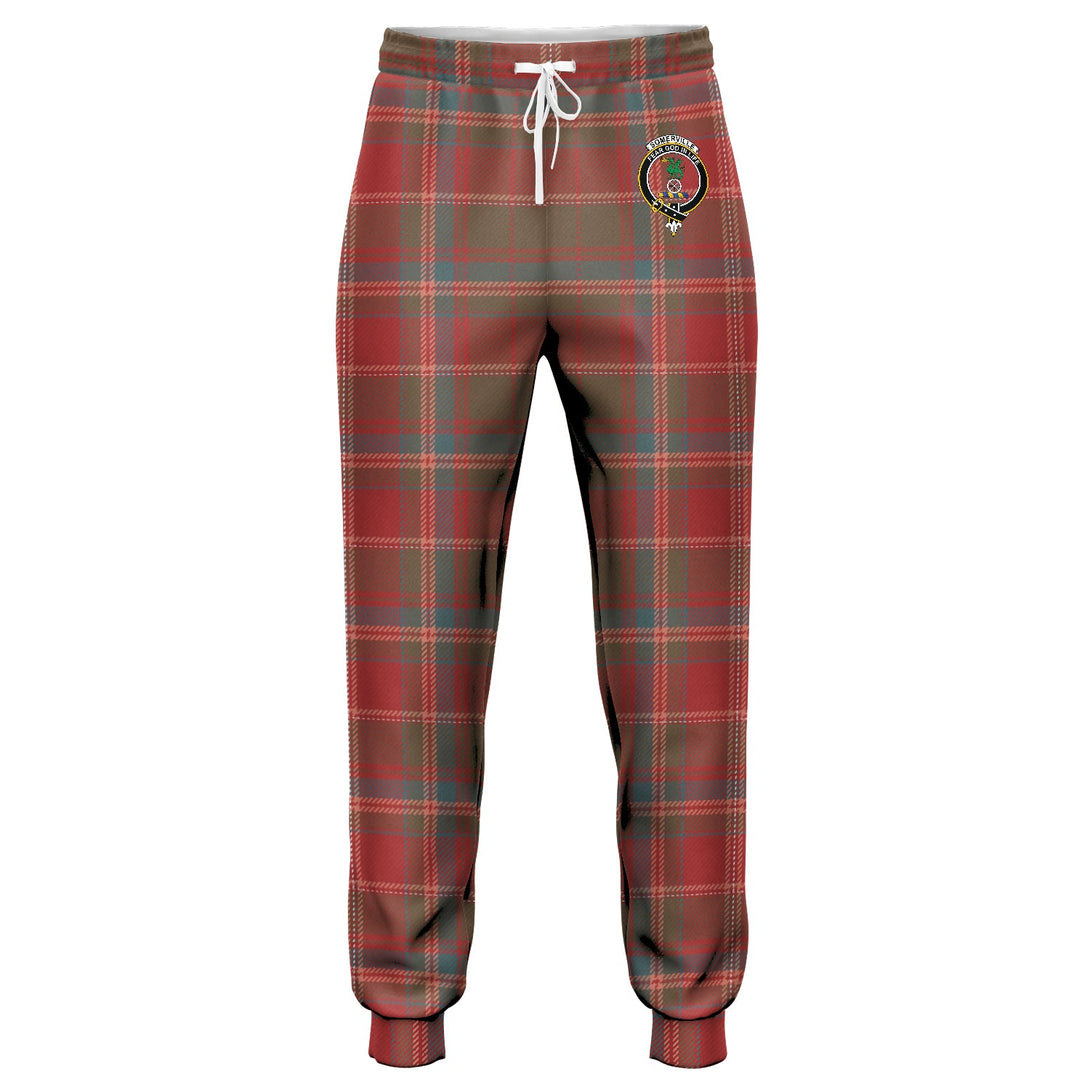 Somerville Weathered Clan Badge Tartan Jogger Pants