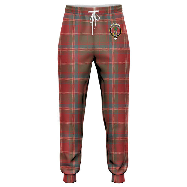 Somerville Weathered Clan Badge Tartan Jogger Pants