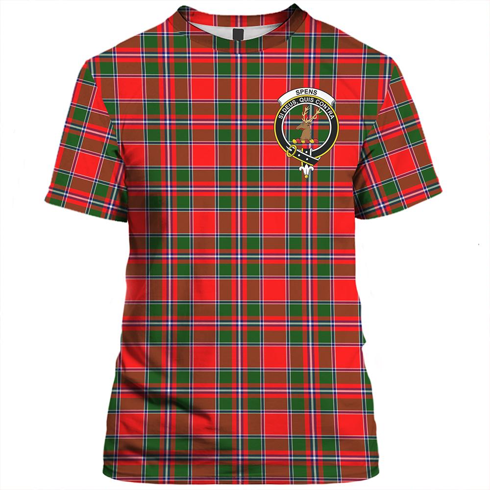 Spens Modern Tartan Classic Crest T-Shirt