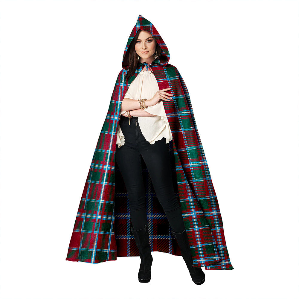 Spens Modern Clan Badge Tartan Hooded Cloak