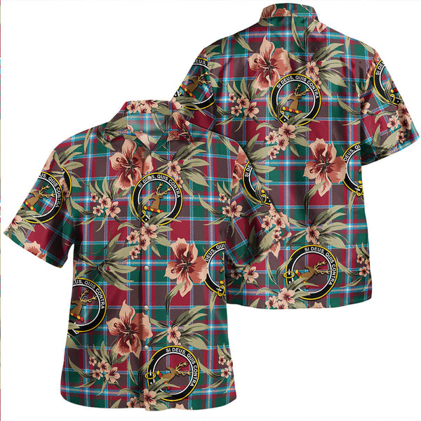 Spens Modern Clan Badge Tartan Aloha Hawaiian Shirt Tropical Old Style