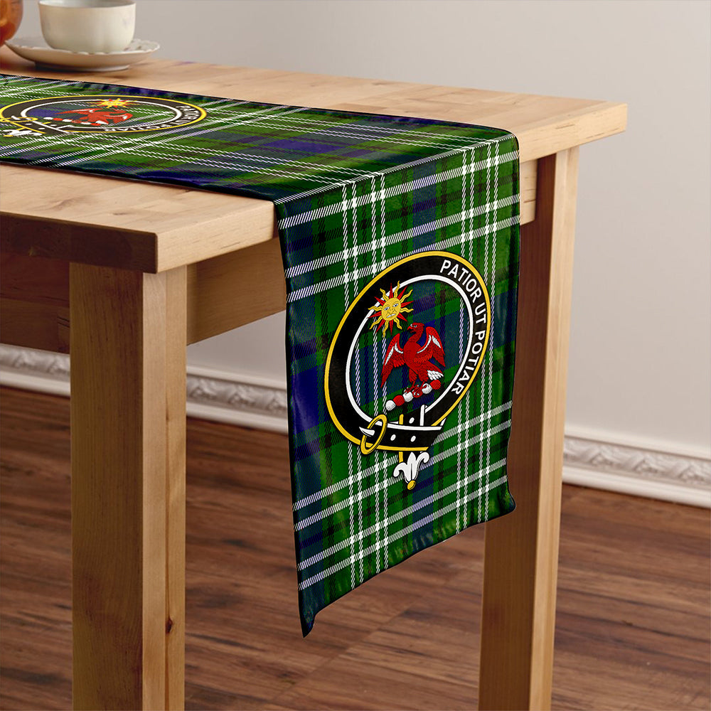 Spottiswood Clan Badge Tartan Table Runner