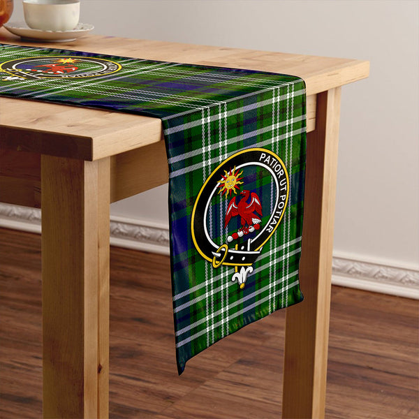 Spottiswood Clan Badge Tartan Table Runner