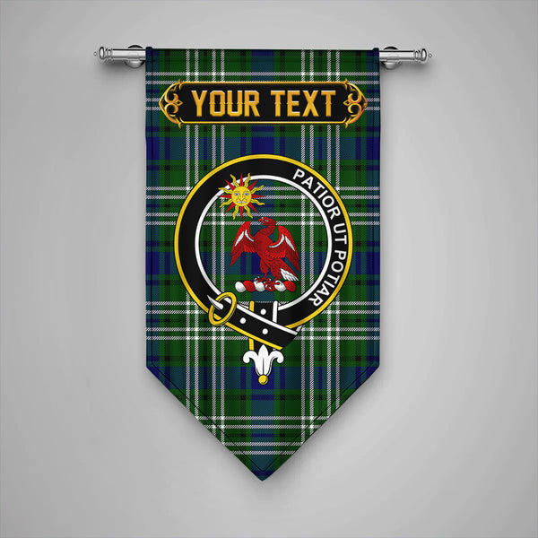 Spottiswood Clan Badge Tartan Gonfalon Personalize