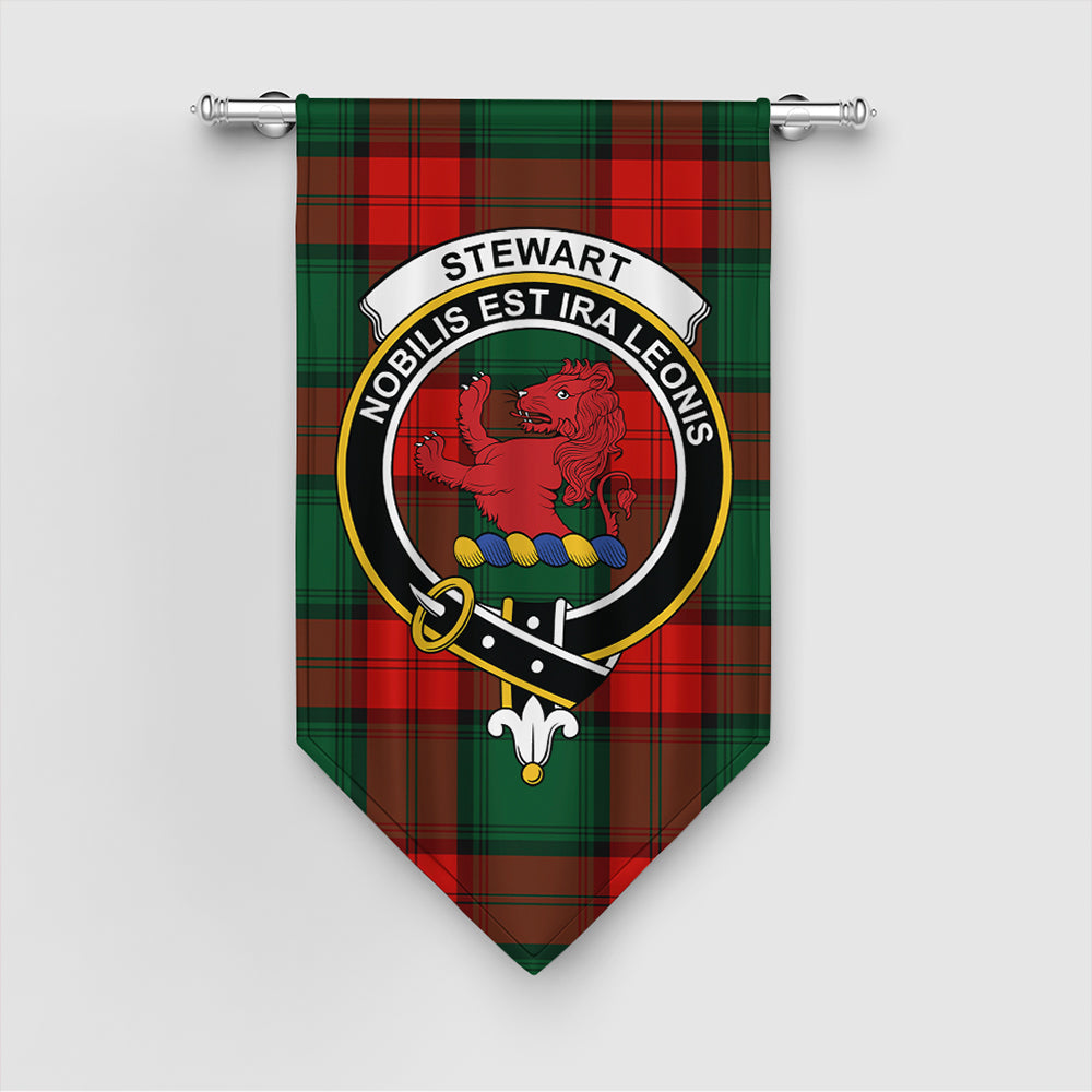 Stewart Atholl Modern Tartan Classic Crest Gonfalon