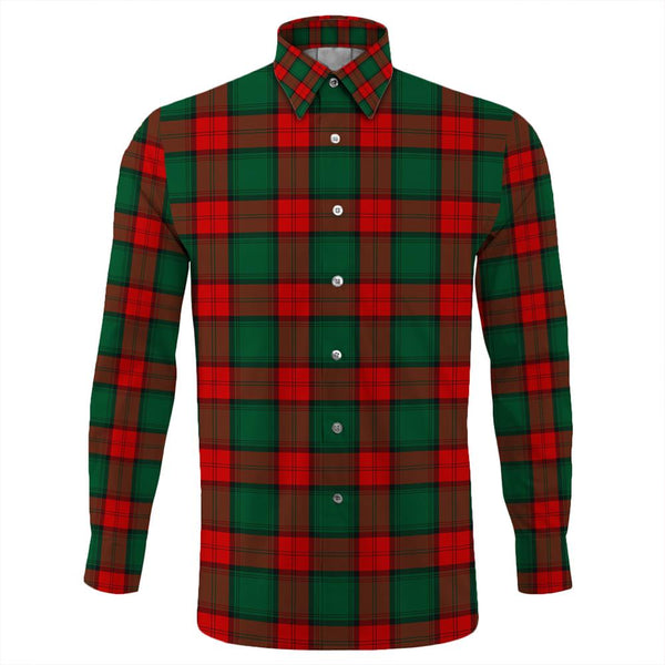 Stewart Atholl Modern Tartan Classic Long Sleeve Button Shirt