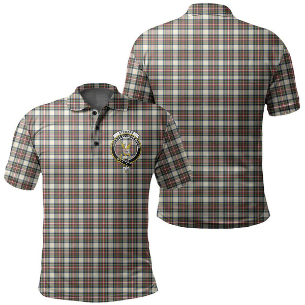 Stewart Dress Ancient Tartan Classic Crest Polo Shirt