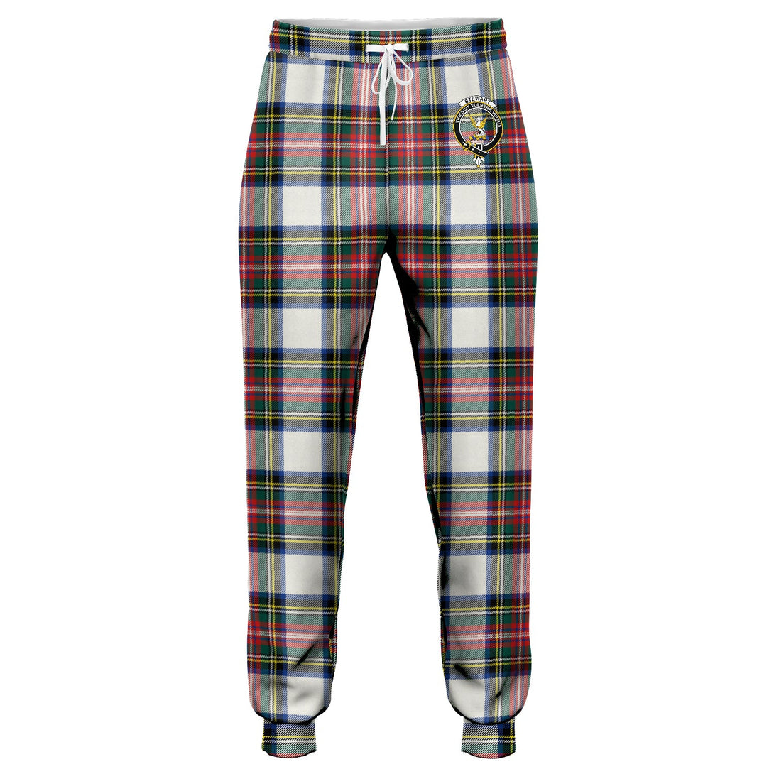 Stewart Dress Modern Clan Badge Tartan Jogger Pants