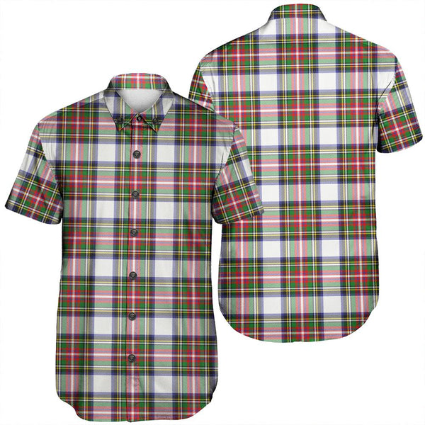 Stewart Dress Modern Tartan Classic Short Sleeve Shirt