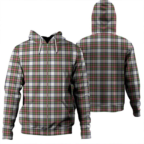 Stewart Dress Modern Tartan Classic Zipper Hoodie