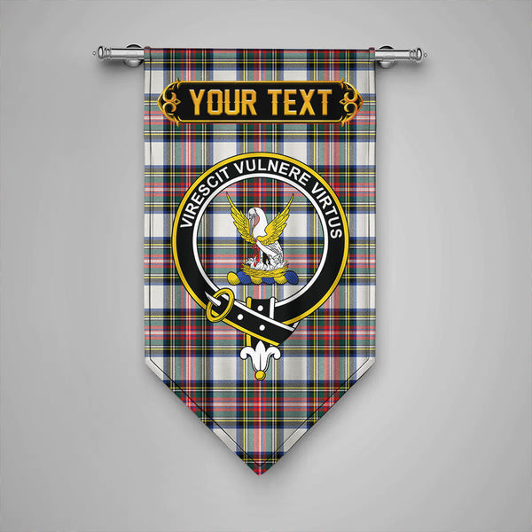 Stewart Dress Modern Clan Badge Tartan Gonfalon Personalize