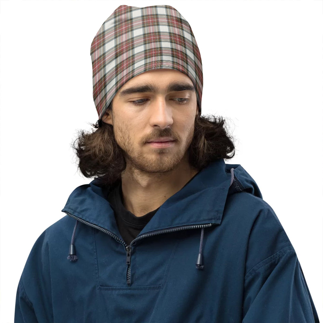 Stewart Dress Weathered Clan Badge Tartan Beanie