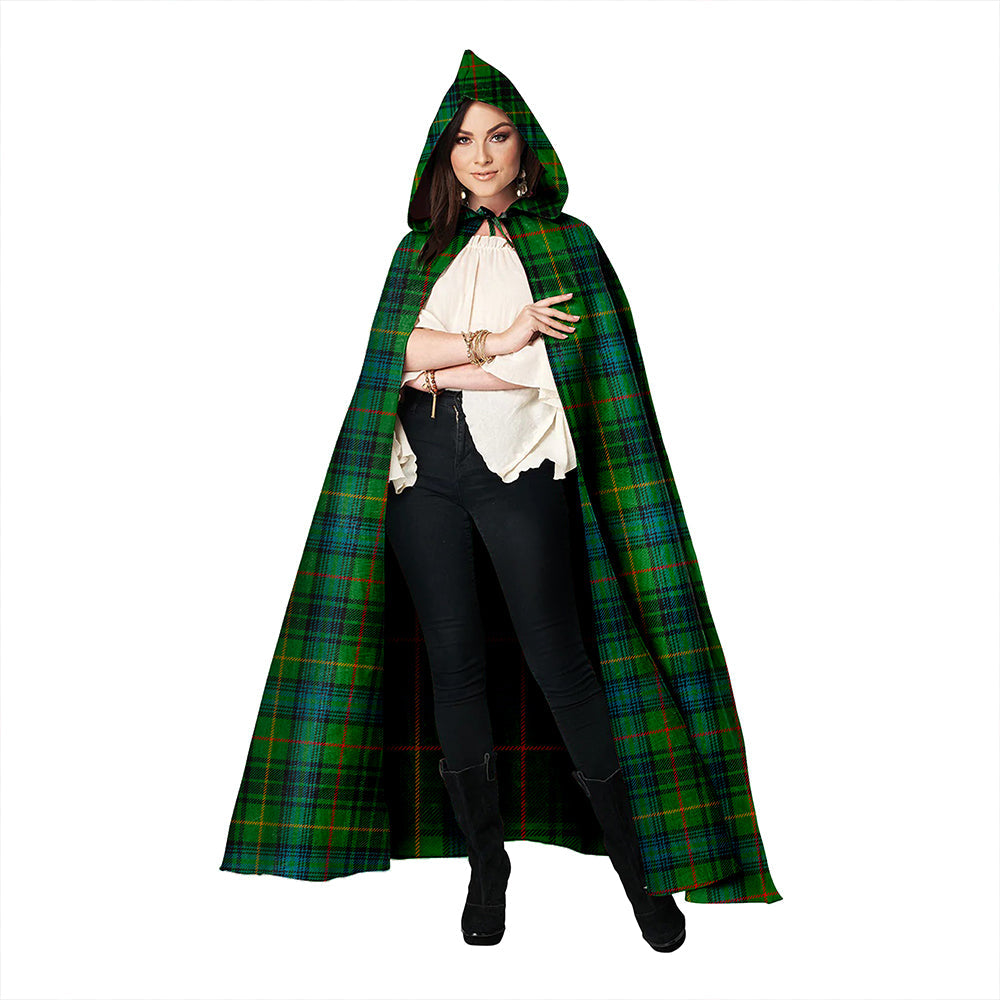 Stewart Hunting Ancient Clan Badge Tartan Hooded Cloak