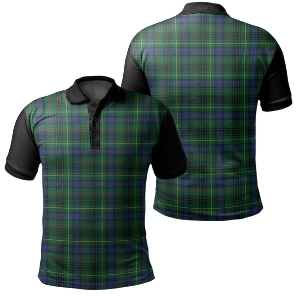 Stewart Hunting Modern Tartan Classic Polo Shirt Black Neck 1 Style