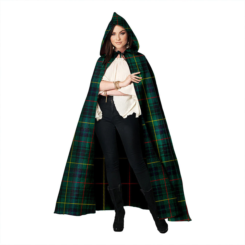 Stewart Hunting Modern Clan Badge Tartan Hooded Cloak