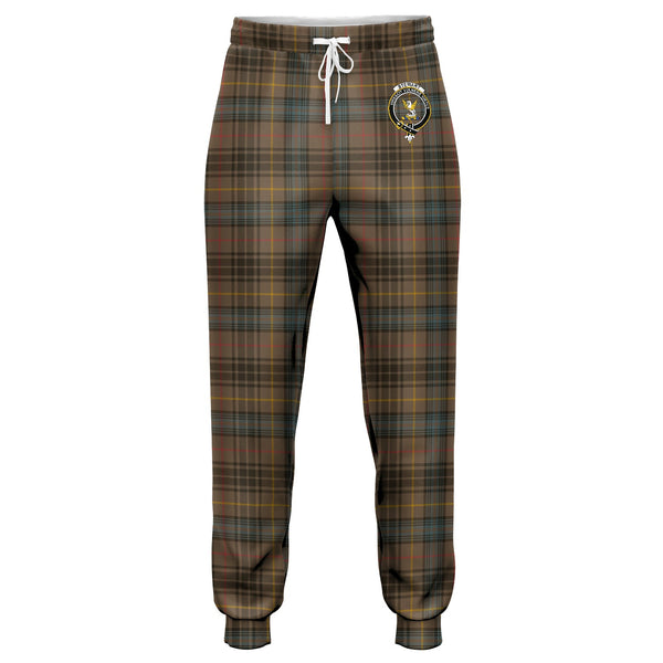 Stewart Hunting Weathered Clan Badge Tartan Jogger Pants