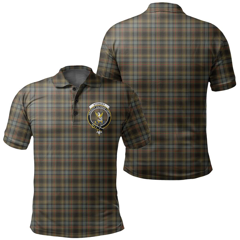 Stewart Hunting Weathered Tartan Classic Crest Polo Shirt