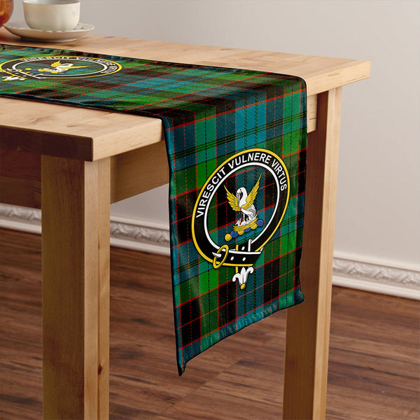 Stewart Old Ancient Clan Badge Tartan Table Runner