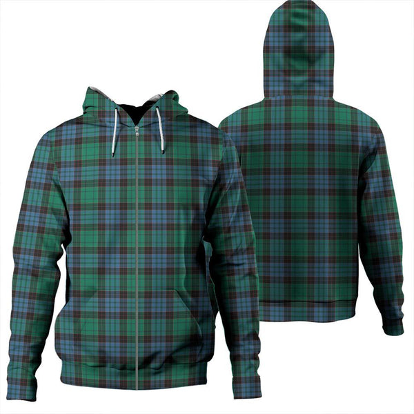 Stewart Old Ancient Tartan Classic Zipper Hoodie