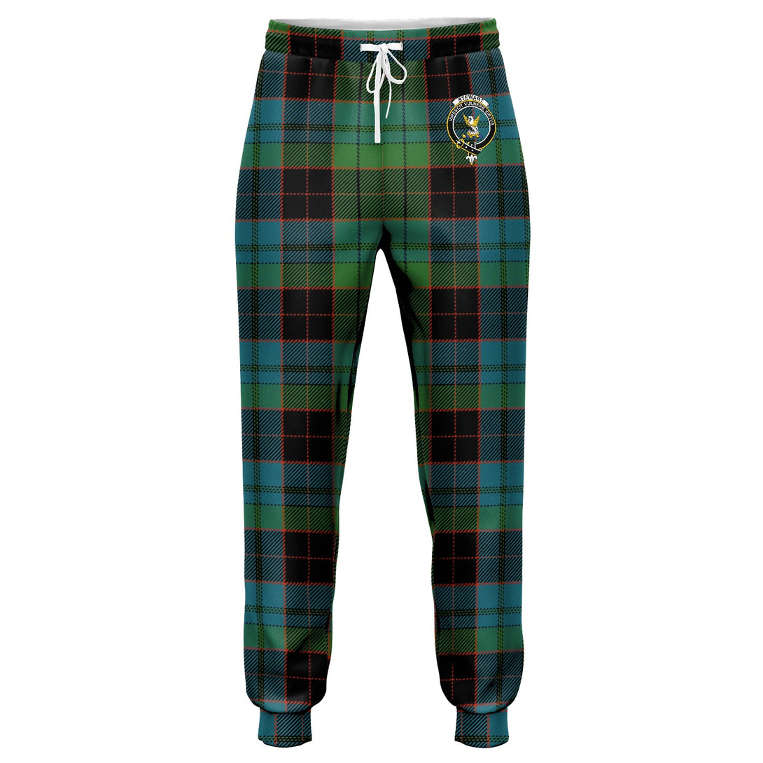 Stewart Old Ancient Clan Badge Tartan Jogger Pants