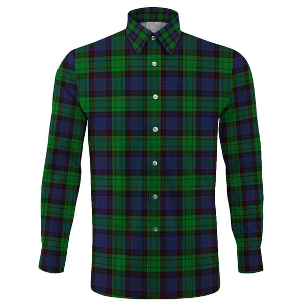 Stewart Old Modern Tartan Classic Long Sleeve Button Shirt