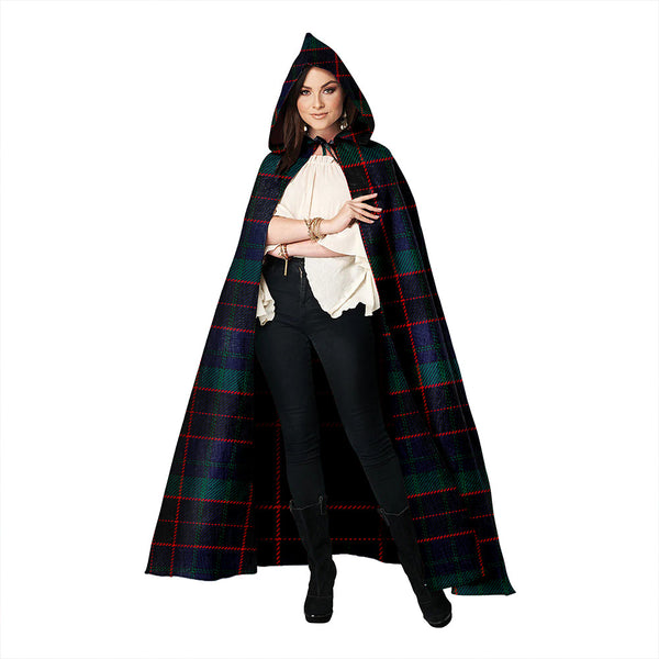 Stewart Old Modern Clan Badge Tartan Hooded Cloak