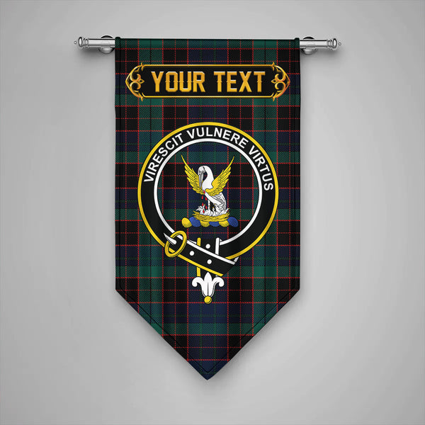 Stewart Old Modern Clan Badge Tartan Gonfalon Personalize