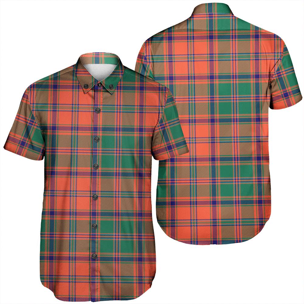 Stewart of Appin Ancient Tartan Classic Short Sleeve Shirt