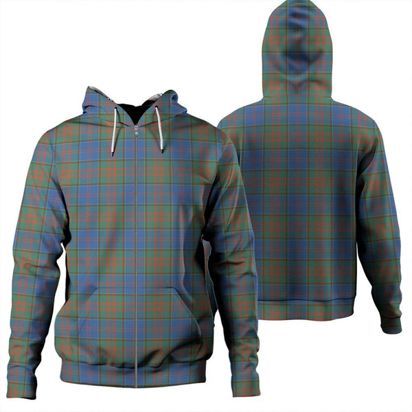 Stewart of Appin Hunting Ancient Tartan Classic Zipper Hoodie