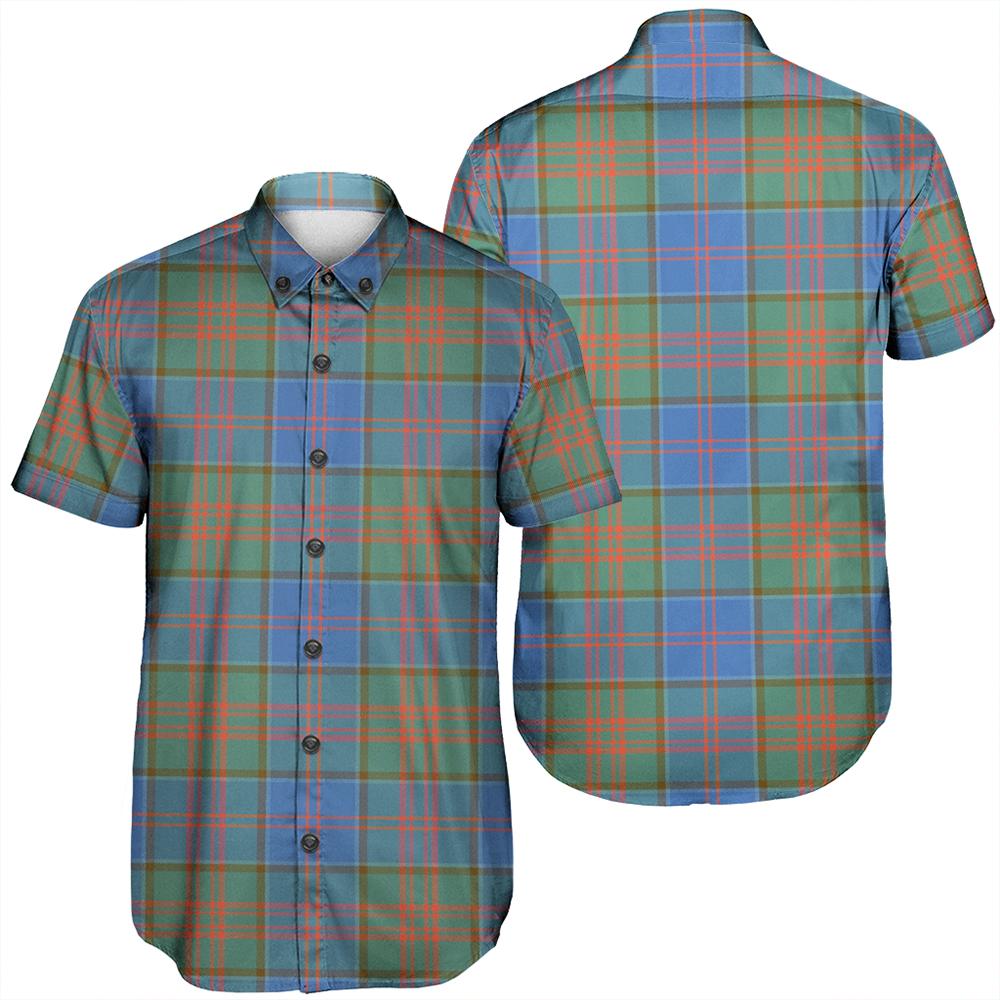 Stewart of Appin Hunting Ancient Tartan Classic Short Sleeve Shirt