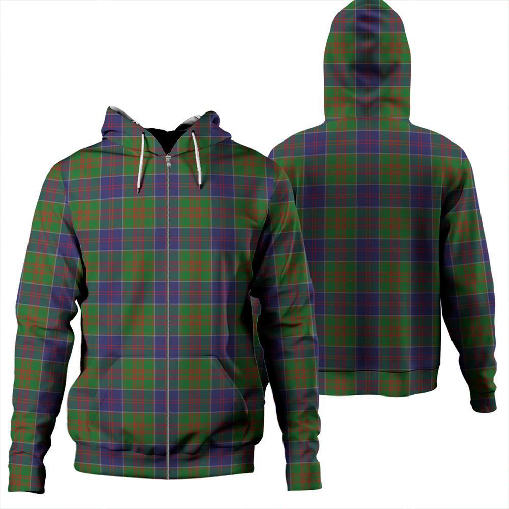 Stewart of Appin Hunting Modern Tartan Classic Zipper Hoodie