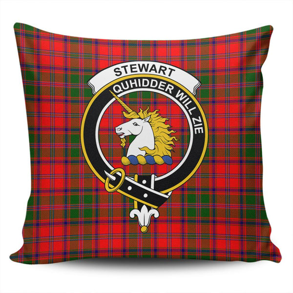 Stewart of Appin Modern Tartan Classic Crest Pillow Cover