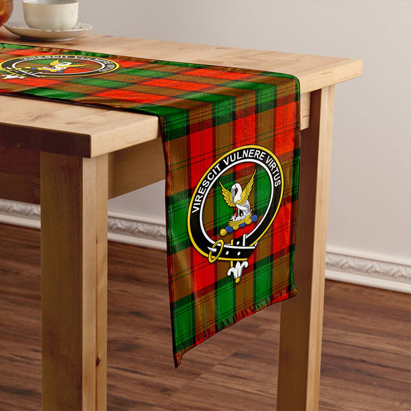 Stewart of Atholl Ancient Clan Badge Tartan Table Runner