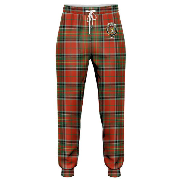 Stewart of Galloway Ancient Clan Badge Tartan Jogger Pants