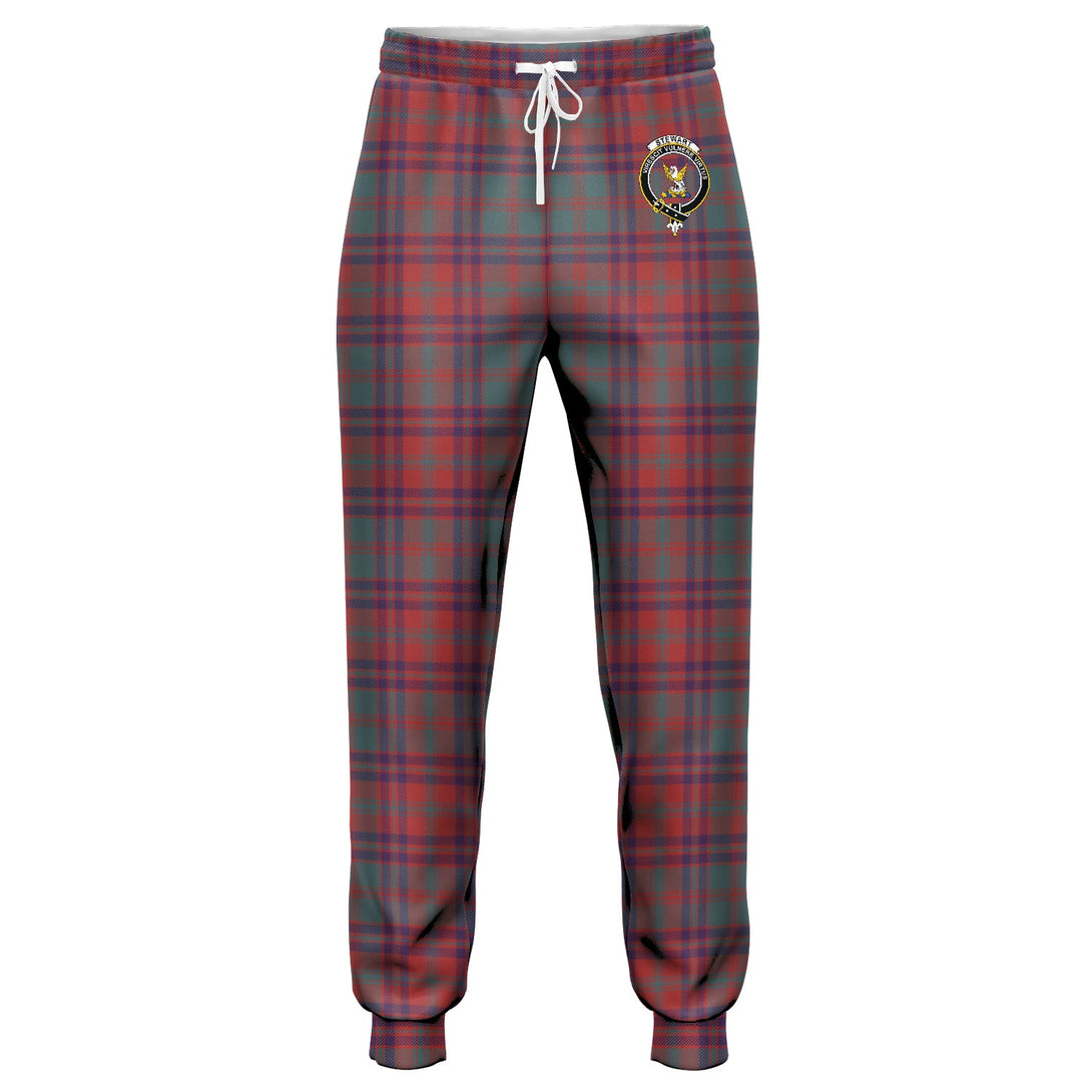 Stewart of Killiecrankie Weathered Clan Badge Tartan Jogger Pants