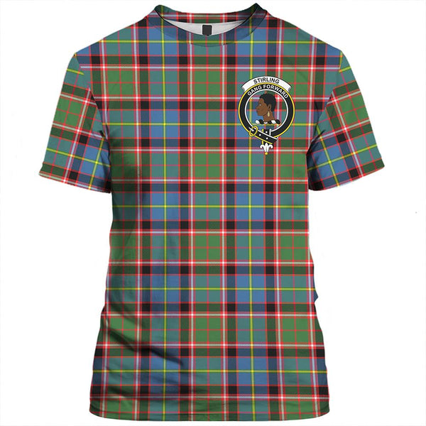 Stirling & Bannockburn District Tartan Classic Crest T-Shirt