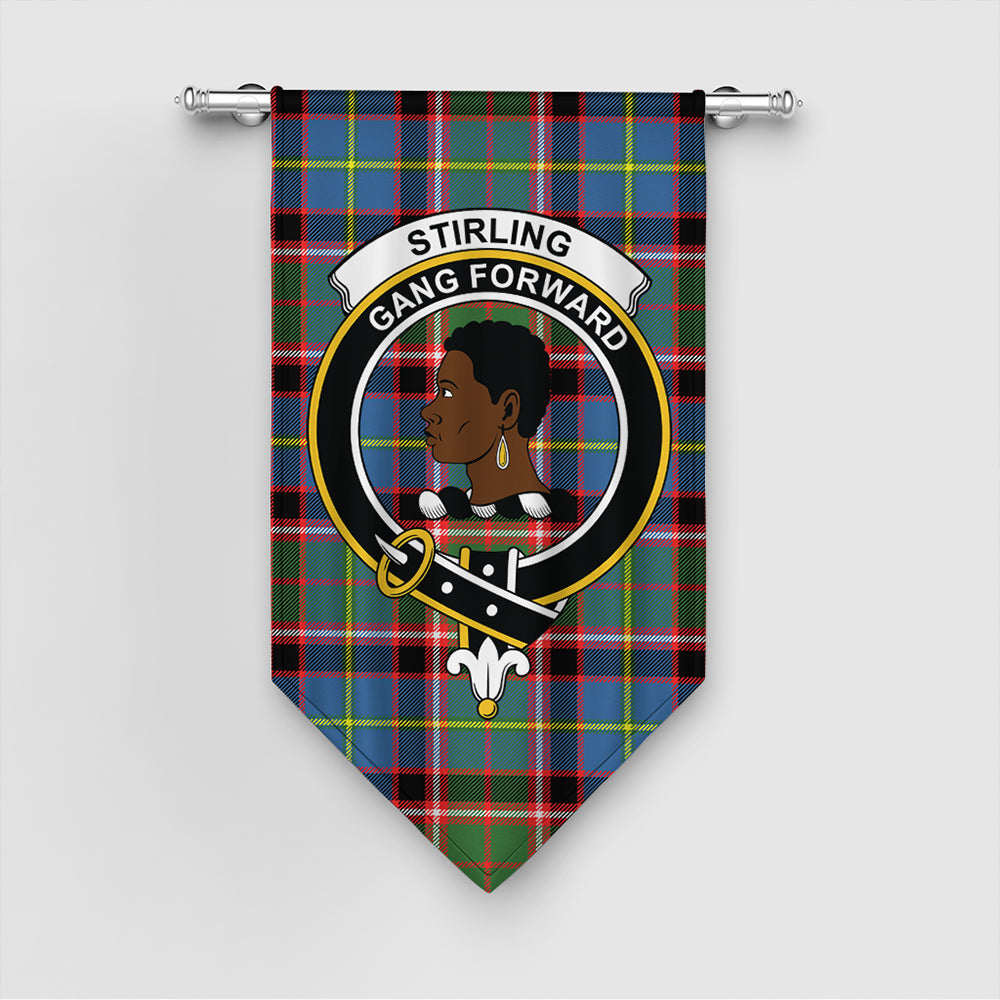 Stirling & Bannockburn District Tartan Classic Crest Gonfalon