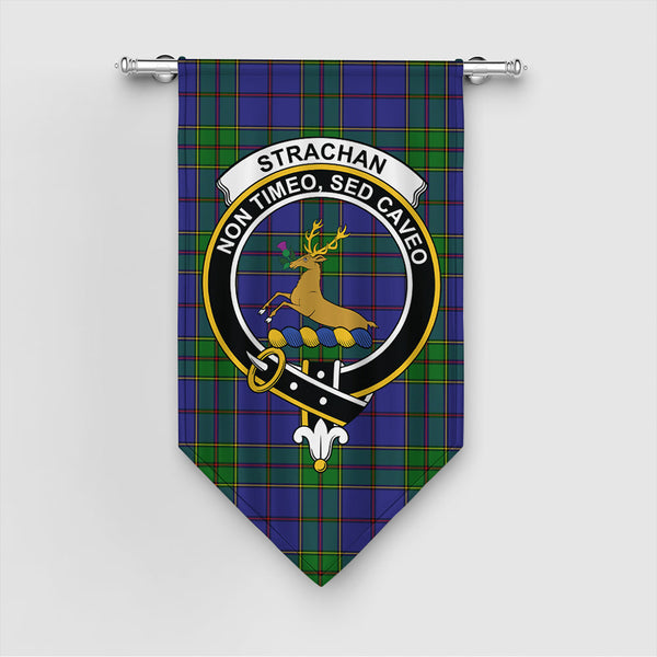 Strachan Tartan Classic Crest Gonfalon