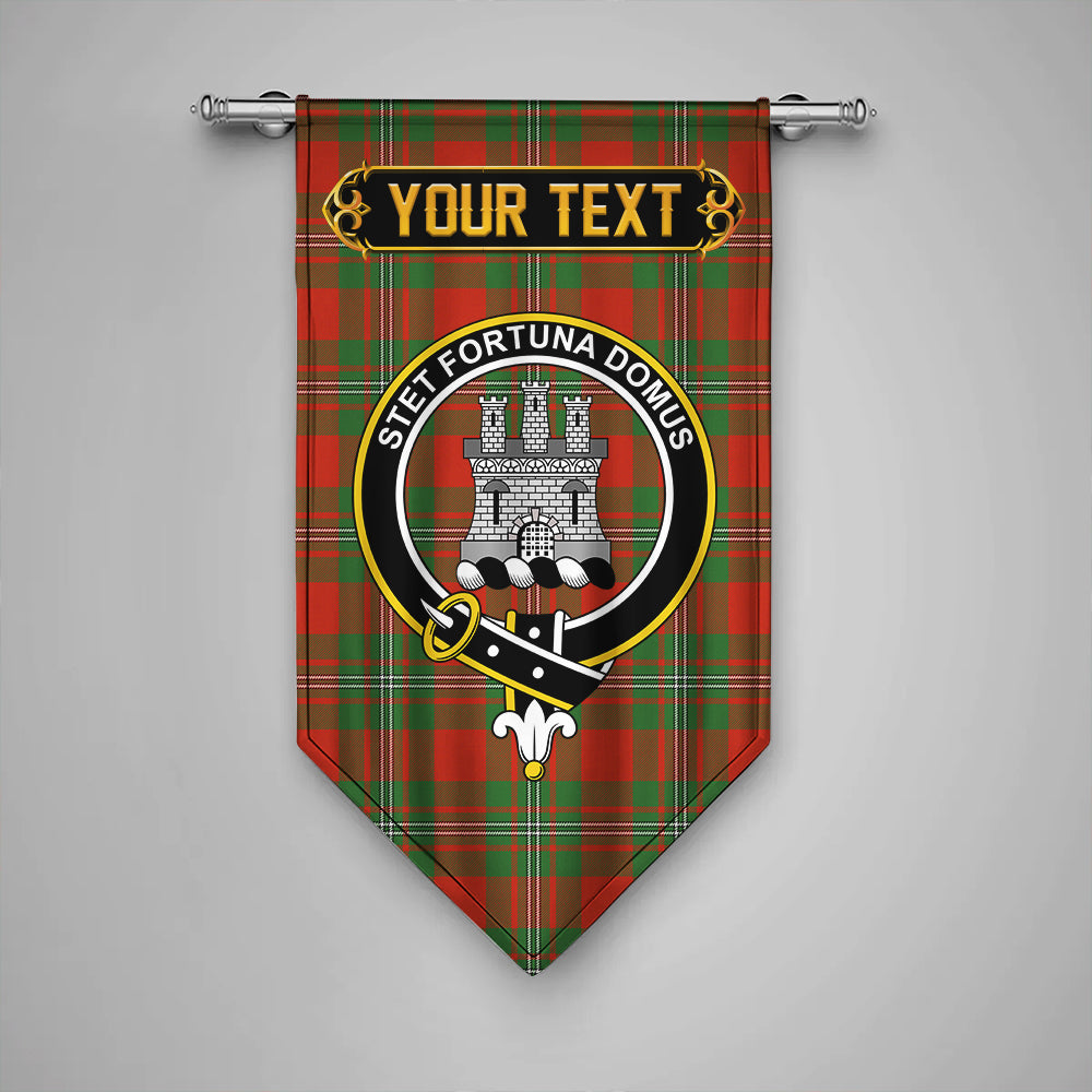 Strang Ancient Clan Badge Tartan Gonfalon Personalize