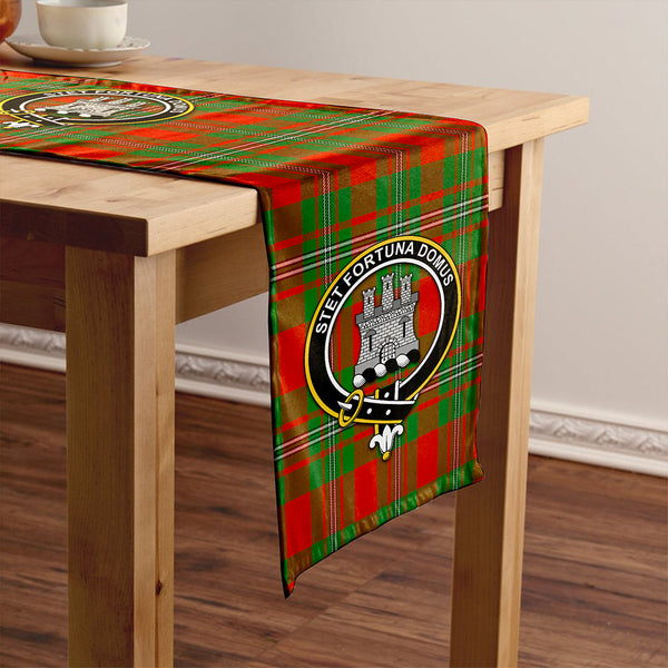 Strang Ancient Clan Badge Tartan Table Runner