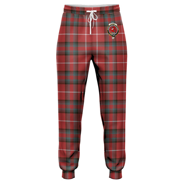 Stuart of Bute Weathered Clan Badge Tartan Jogger Pants