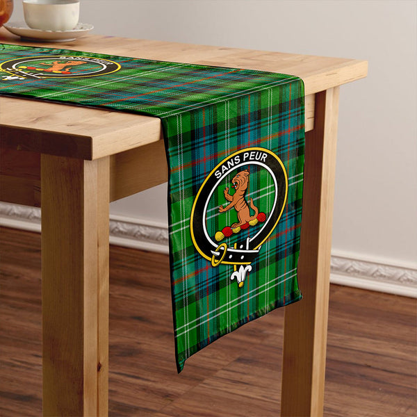 Sutherland Ancient Clan Badge Tartan Table Runner