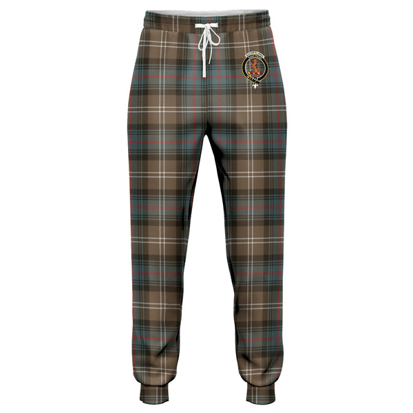 Sutherland Weathered Clan Badge Tartan Jogger Pants