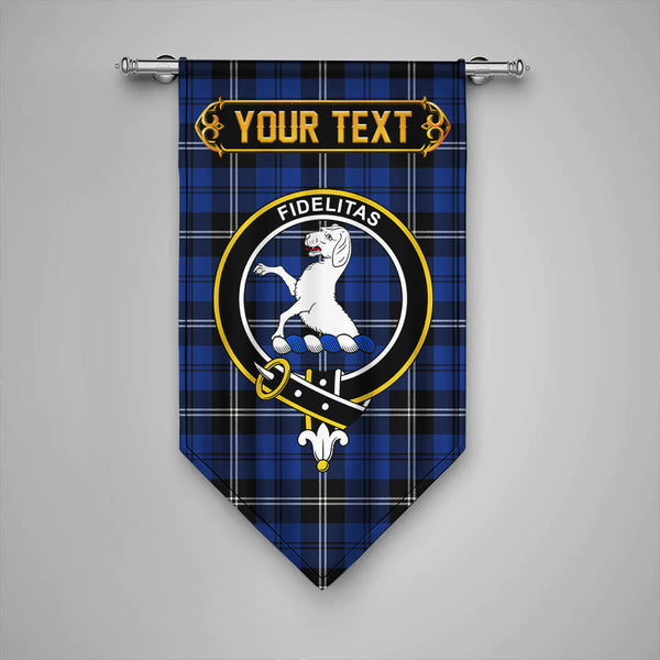 Swan Modern Clan Badge Tartan Gonfalon Personalize